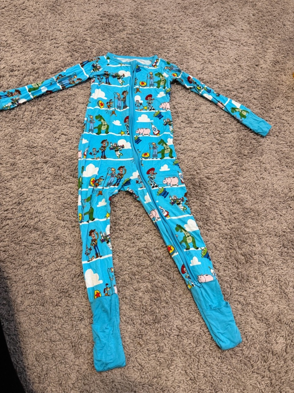 Little Sleepies Bamboo Blue Toy Story Zippy